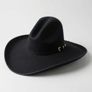 Tombstone 20X Cassidy Gus Crown Black Felt Cowboy Hat